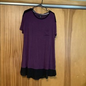 Vera Wang purple tunic